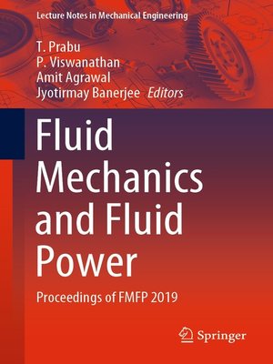 cover image of Fluid Mechanics and Fluid Power